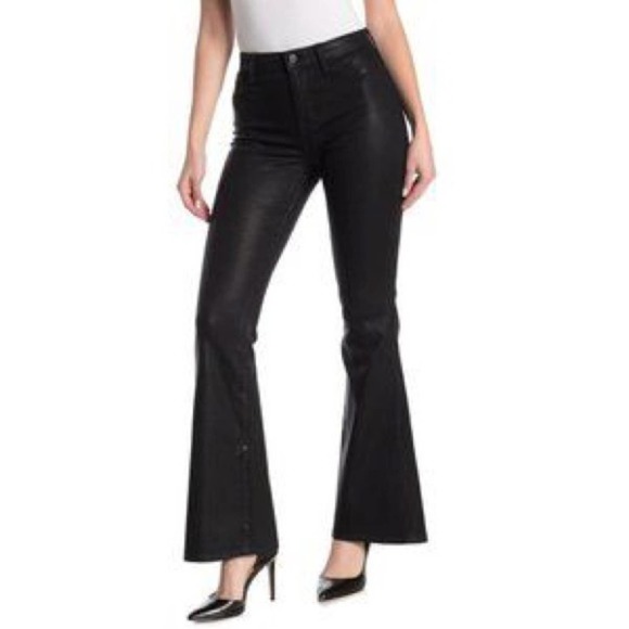 Sanctuary blackHigh Rise Demi Boot Coated Jeans Sz.26 NWT - Picture 1 of 7